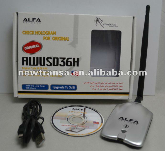 ALFA AWUS036H High Power Wireless USB Adapter