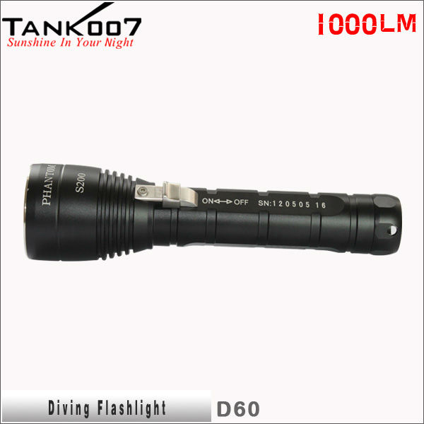 クリーxmltank007d60u2千ルーメンのハイパワーled懐中電灯水中トーチ問屋・仕入れ・卸・卸売り