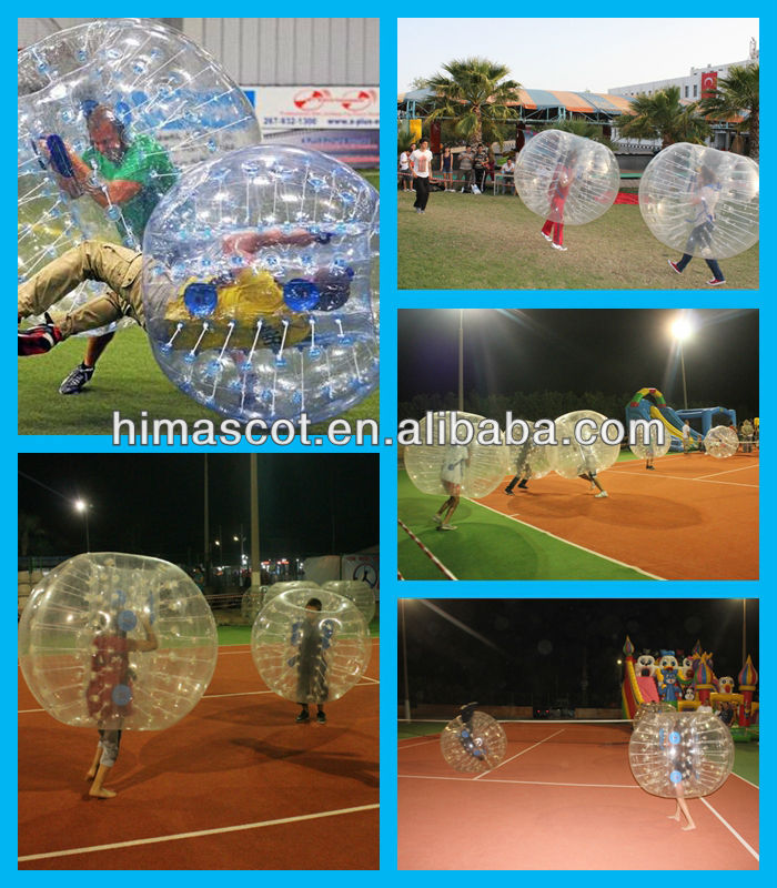 HI CEは1.0ミリメートルPVC / TPU＆Dia1.2m/1.5m愚かボールバンパーボール,バブルサッカーを証明問屋・仕入れ・卸・卸売り