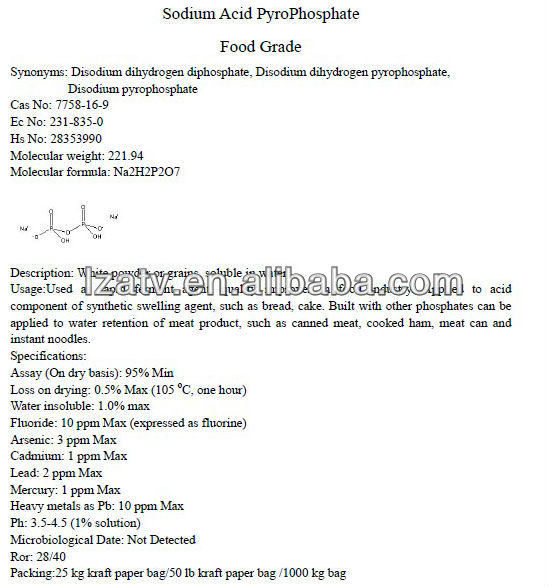Sodium Acid Pyrophosphate (SAPP)