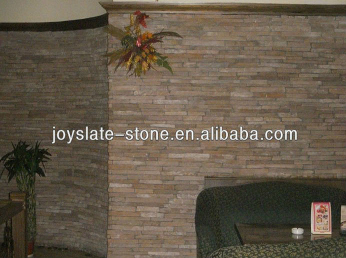 灰色の砂岩の素晴らしい自然な3d壁面装飾パネル問屋・仕入れ・卸・卸売り