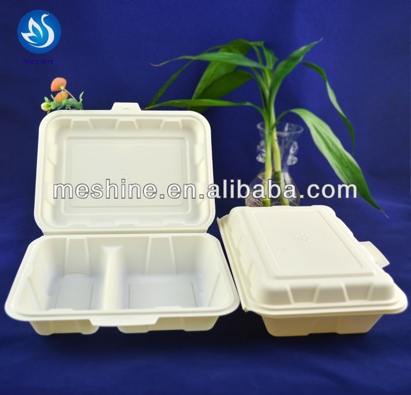 Compostable and disposable corn starch cup