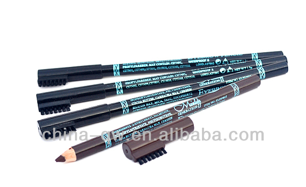 高品質の木製の鉛筆menowp10021アイブロウペンシルbrusher付きキャップ問屋・仕入れ・卸・卸売り