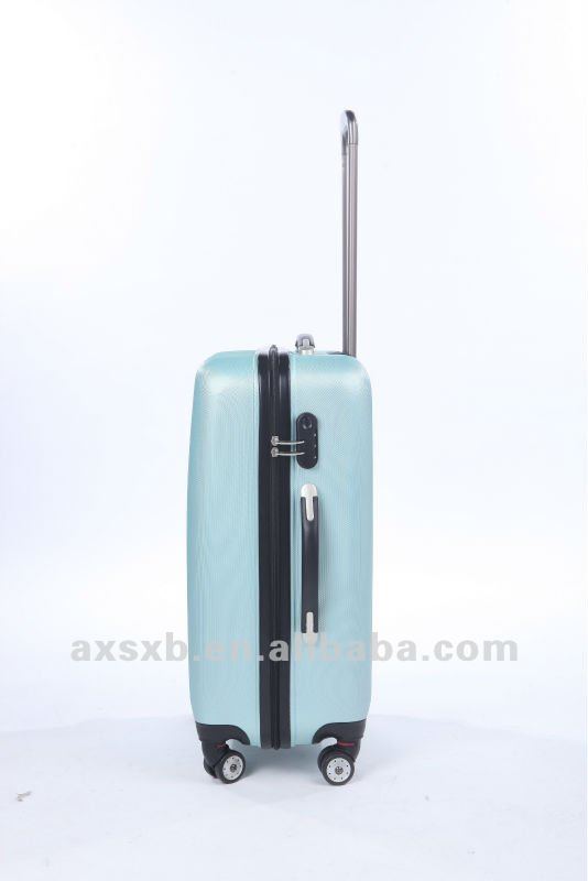 ABS 2016 hard lilac hot sale travel trolley carry-on light luggage trolley vanity case luggage
