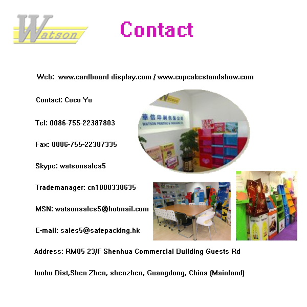 Chocolate Bars Ladder Design Cardboard Exhibition Display Box