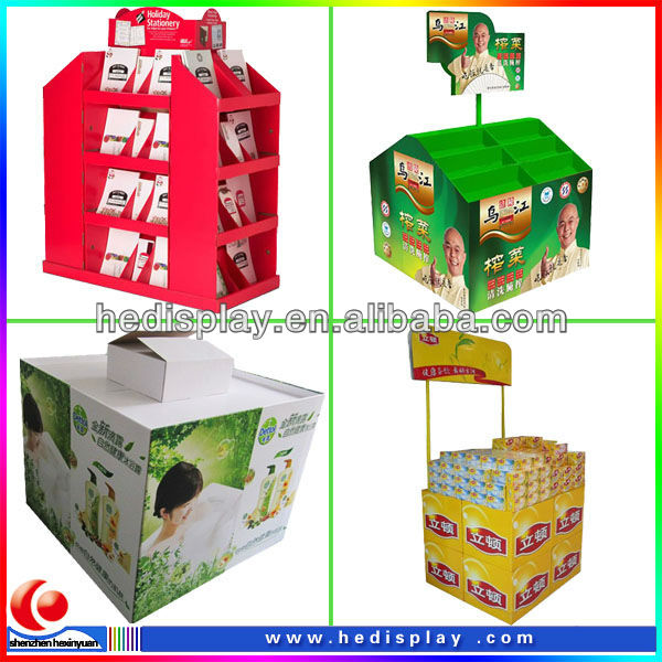 hook stand display/marshmallow corrugated pegboard display/paper display with hooks