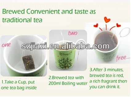 Puer green tea bag hot sell tea bag