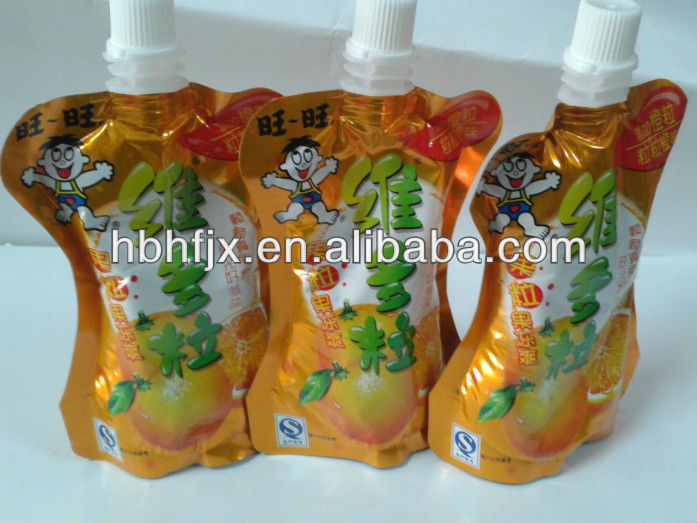 Natural Coconut Water Drink premade bag filling and sealing packing machine