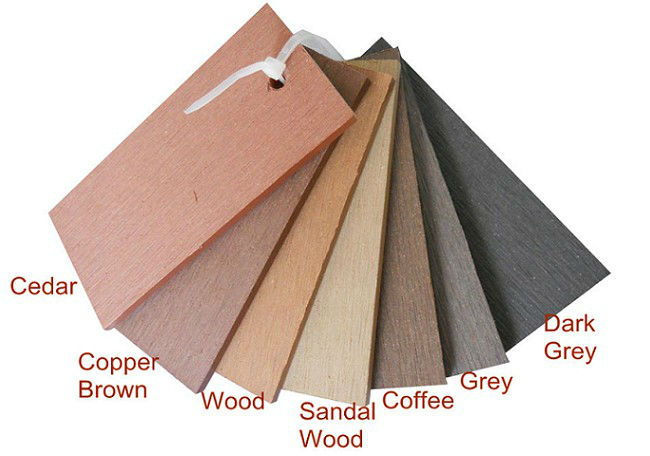 Wpc decking / textura de madera de WPC decking hueco