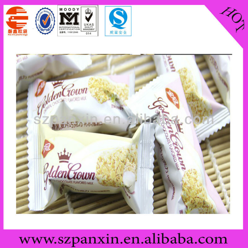 Healthy Food chocolate bar printed packing bag