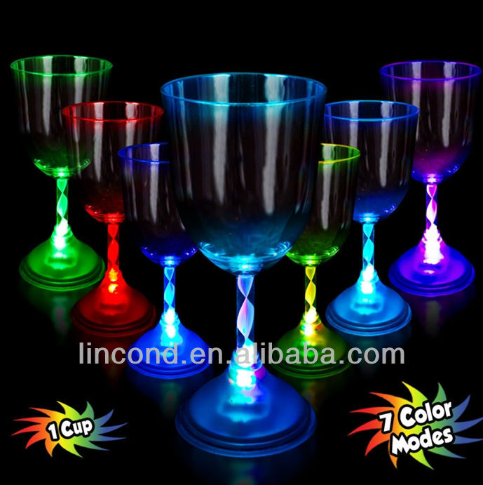 300ML Liquid Activated Led Champagne Glass