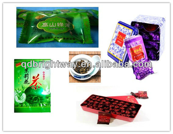 Stand up zipper pouch empty tea bags wholesale