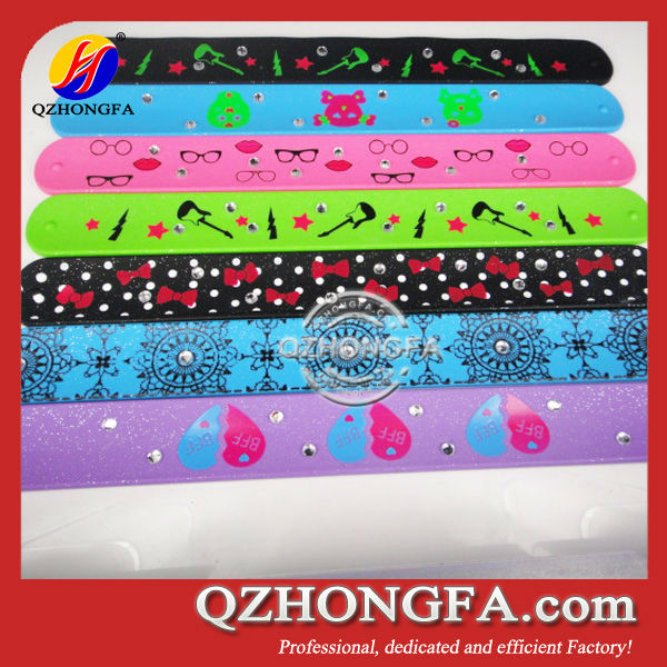 rainbow brush silicone slap band-4.jpg