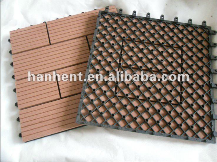 Material de madera anti - fuego wpc decking tablero