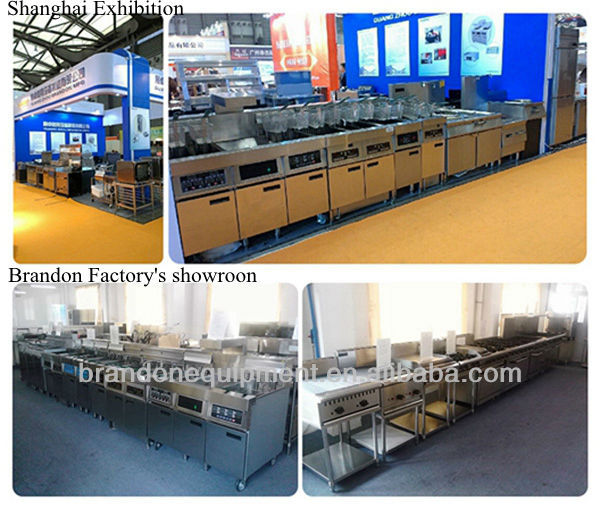 Brandon deep fat electrical fryer with latch lock ball-type drain valve
