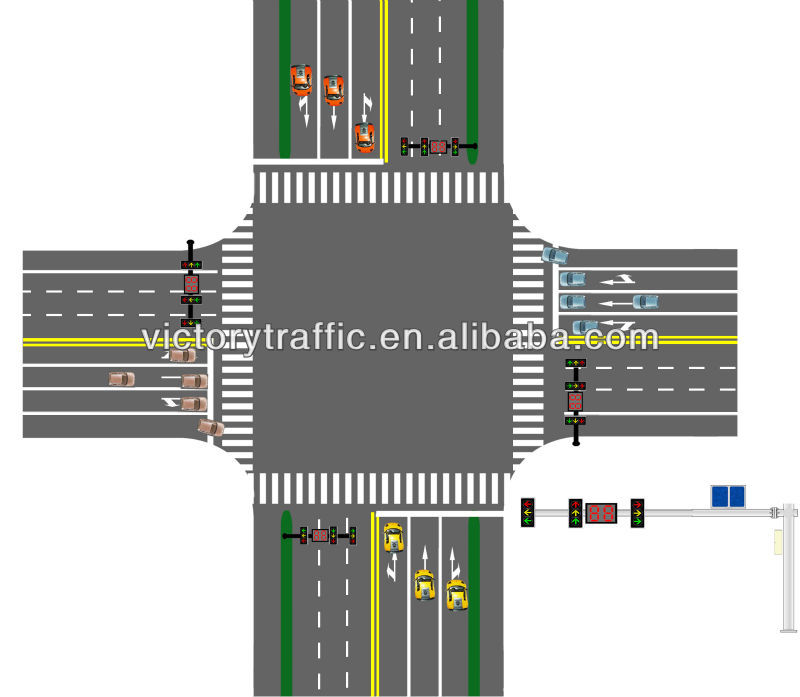 太陽交通信号灯システム/太陽電池システムトラフィック/ソーラー道路交通信号灯問屋・仕入れ・卸・卸売り