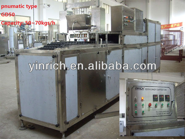 GD50 Small Capacity Complete Candy Depositing Line