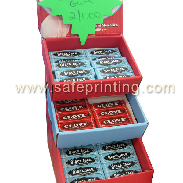 Cute design chocolate bars counter show units