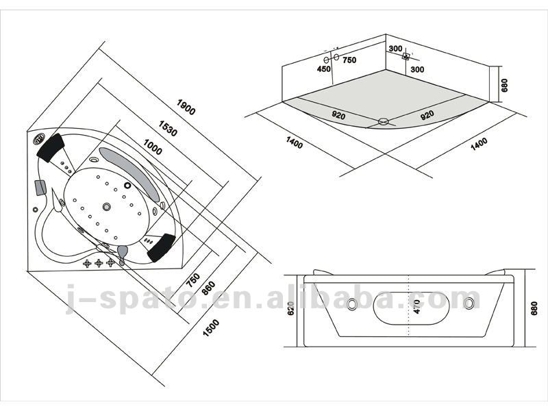 JS-8601 New Style Jet Bathtub