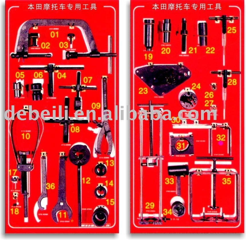 Honda motorcycle special tools