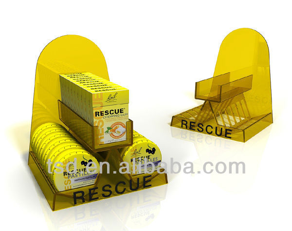 TSD-A620 Countertop acrylic stands for chewing gum display/wholesale lucite sugar stand/pastilles plexiglass display shelves
