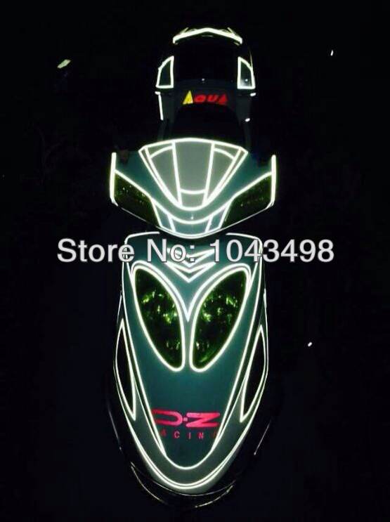 1cm Width Car Reflective Sticker For Car Body line or Car wheel Kyle