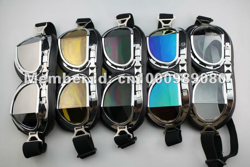 motorcycle goggle Aviator Pilot Cruiser Motorcycle Scooter ATV Goggle Eyewear T08A motocross part