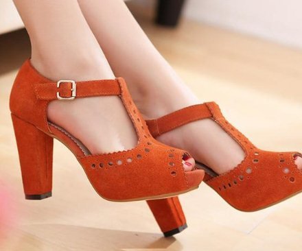 Factory sell 2012 NEW genuine leather high heel sandals heels fashion women dress buckle shoes G028 size 32-42