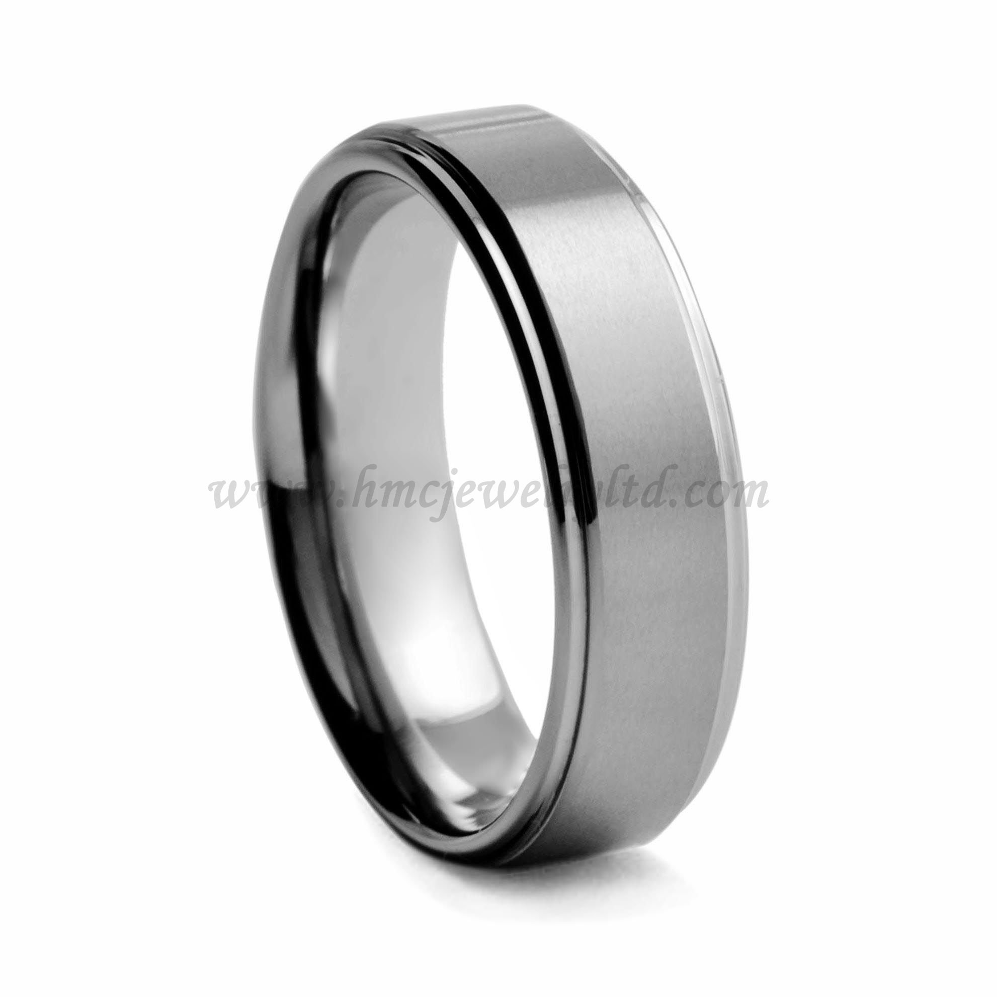 mens black wedding bands