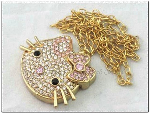 Fake Hello Kitty Jewelry. Buy Shiny Hello Kitty Jewelry USB Flash Memory 2GB, jewelry usb memory,