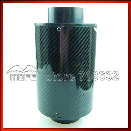 Black Carbon Fiber Air Cold Intake Filter DSC_08522