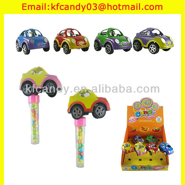 pull back action plastic mini cartoon car china toy candy