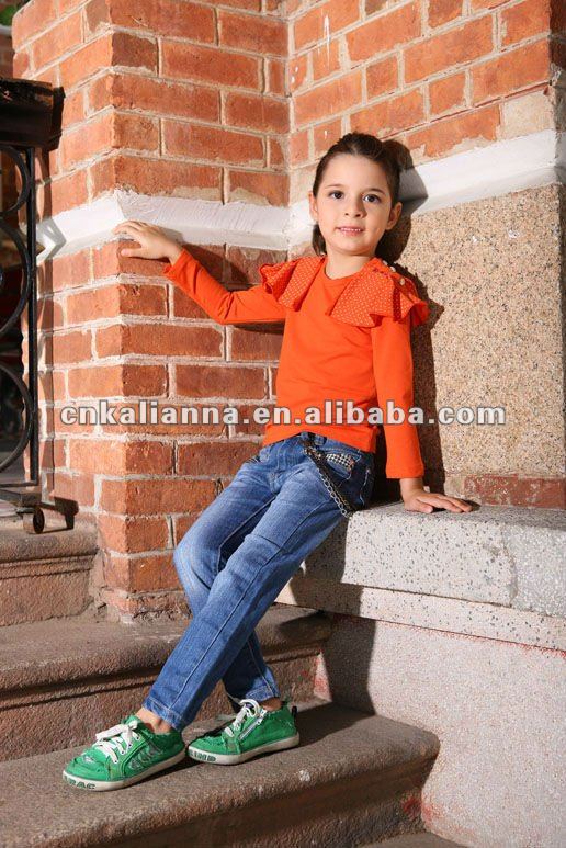 涼しい子供のジーンズの女の子デザイナージーンズの子供のデニムの製造業者os407#問屋・仕入れ・卸・卸売り