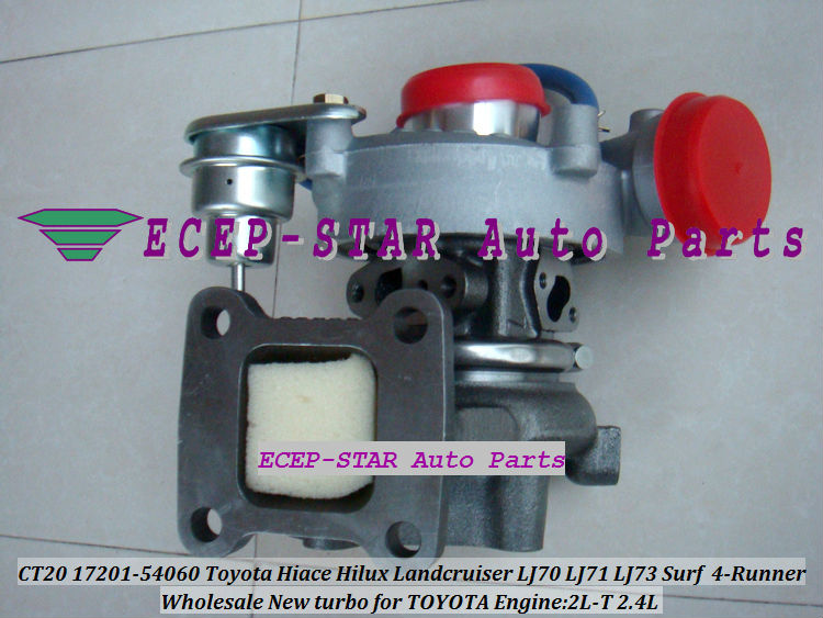 CT20 17201-54060 Toyota Hiace Hilux Landcruiser LJ70 LJ71 LJ73 Surf 4-Runner 2.4L 2L-T Turbocharger (6)