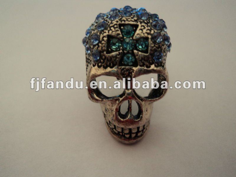 fashion new design skull jewelry wedding ring