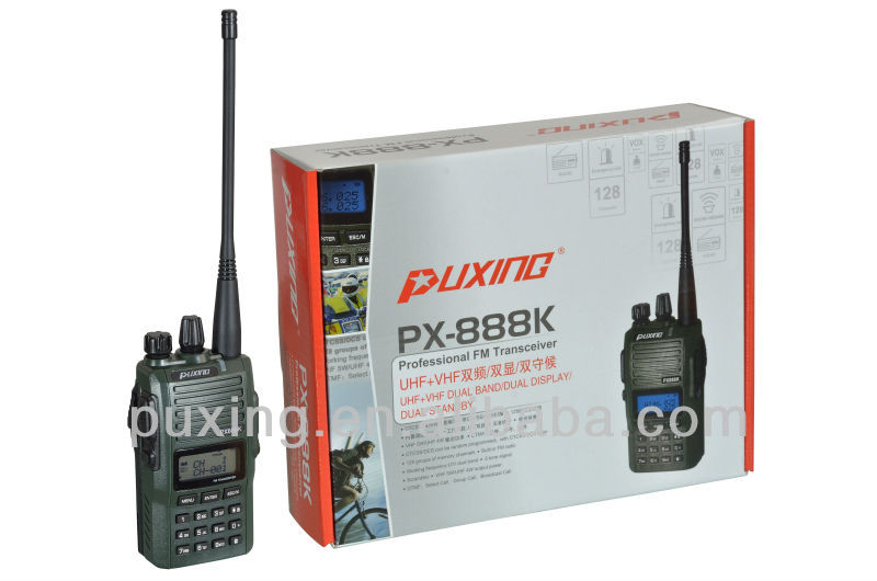 Puxingpx-888k5音色デュアルバンドトランシーバー無線機問屋・仕入れ・卸・卸売り