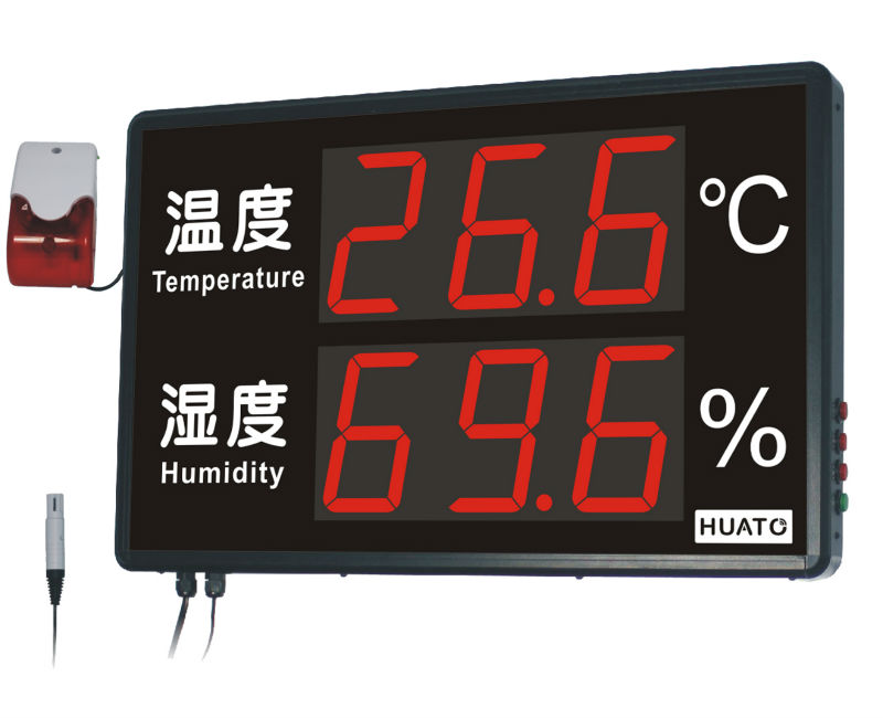 /工場倉庫/ワークショップ/ストレージの使用湿度計温度計湿度計ledディスプレイ視覚的な長距離themometer湿度計仕入れ・メーカー・工場