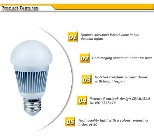 ula1957307ワットsmd調光対応led電球照明e27、 は電球を導いた、 電球の部品を導いた問屋・仕入れ・卸・卸売り