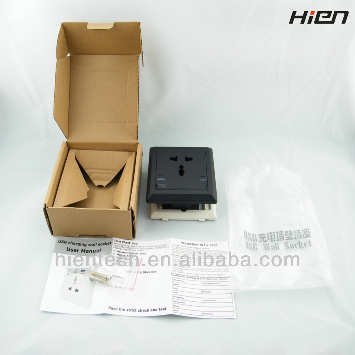 Ac電源ソケットパネルマウントusbコンセントソケット5v2.1aipho<em></em>ne5c5s充電のためのアプリ三星電子問屋・仕入れ・卸・卸売り