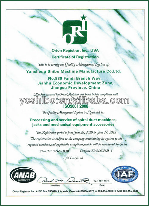 Certificate of Registration