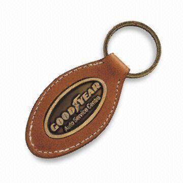 cheapest leather keychain pu key ring