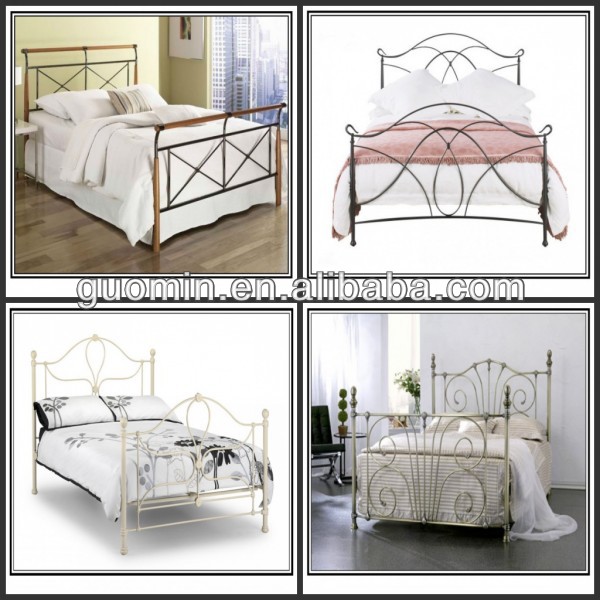 Latest Bed Designs 2014 Luxury Furniture Wrought Iron Double Beds ...