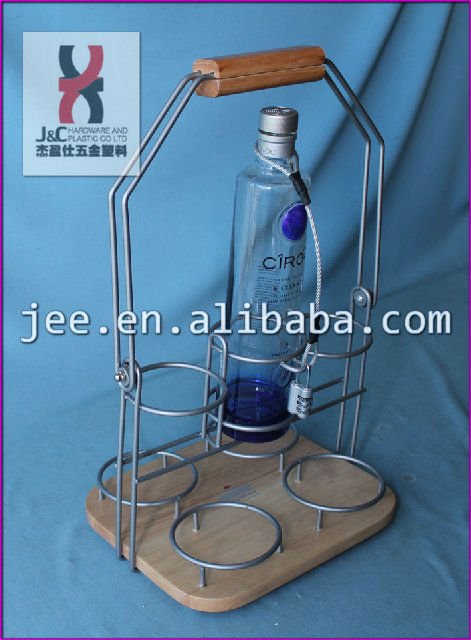 Christmas Promotion Eiffel Red Wine Display Rack/OEM Shop Decorative Metal Whisky Liquor Display Holder/Wine Display Stand