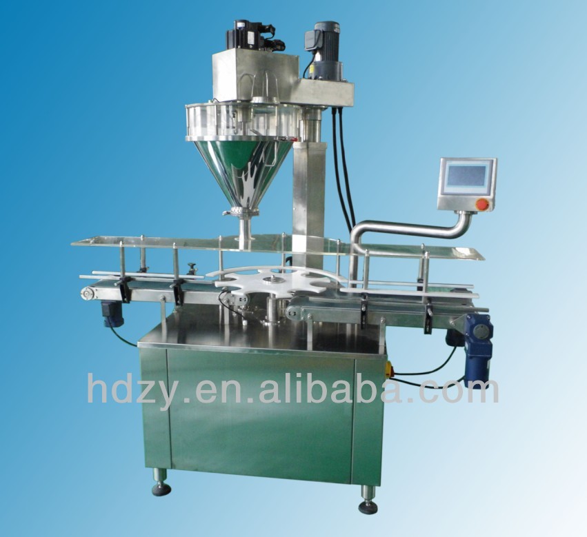 Full-Automatic Rotary cocoa powder filling machine/ Filling and packing machine/ Auger powder filler machine