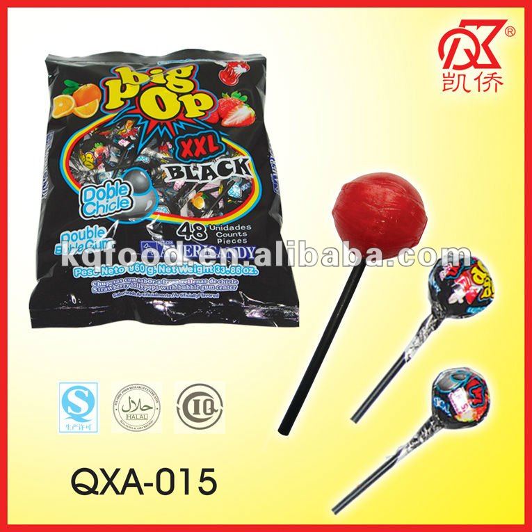 20g Sour Bubble Gum Lollipop Confectionery