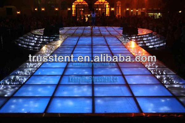 透明な透明なアクリルガラス結婚式のステージの背景の装飾仕入れ・メーカー・工場