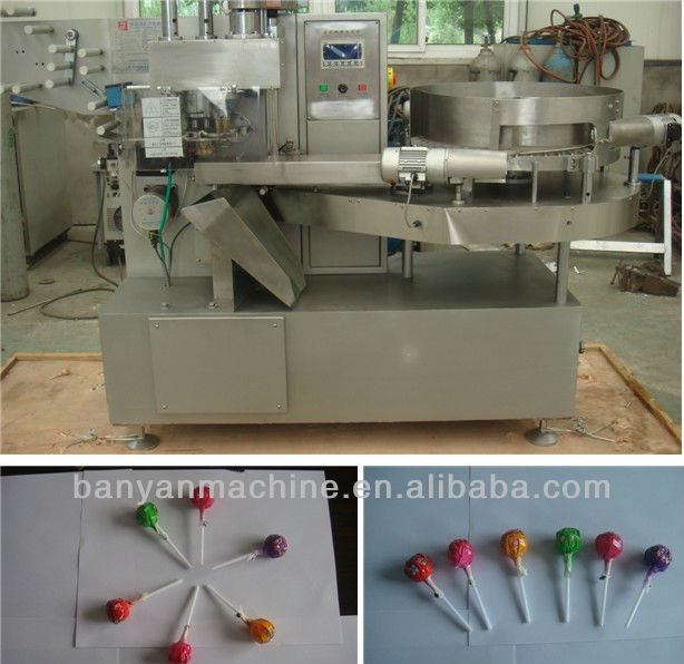 YB-350 Full automatic single twist packing machine lollipop candy wrapping