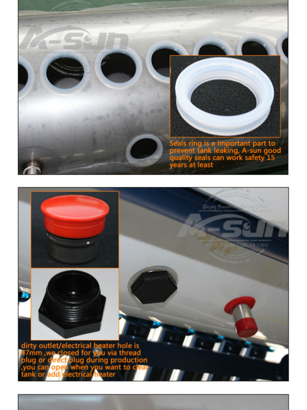 新しい非- pressuriezed真空管太陽熱温水器家族の使用( 2013ホットの販売)問屋・仕入れ・卸・卸売り