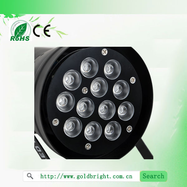 PAR 36 LED FLAT LIGHT 12W RGB PAR36 4CH DMX512 STAGE PARTY LIGHTING