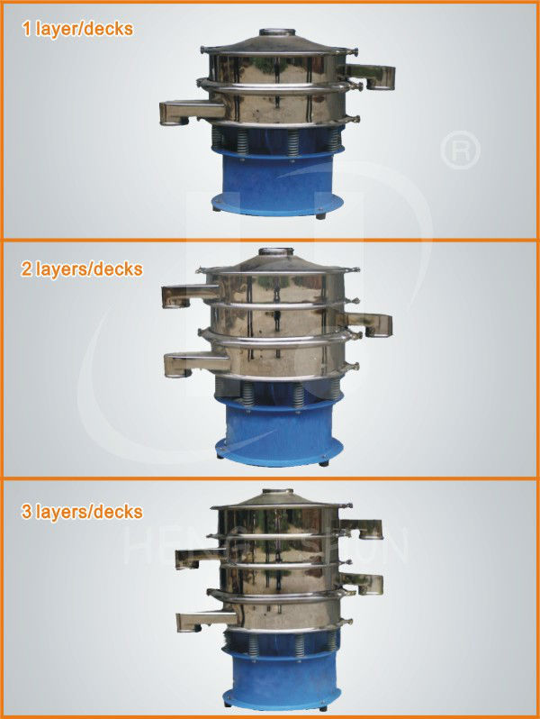 vibrating separator machine for cocoa powder classification